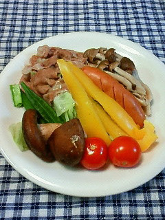 レンジで3分! 簡単レンジ蒸ししゃぶ-レシピのメイン写真
