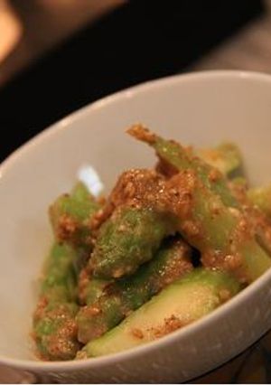 アスパラのピーナッツクリーム和え-レシピのメイン写真