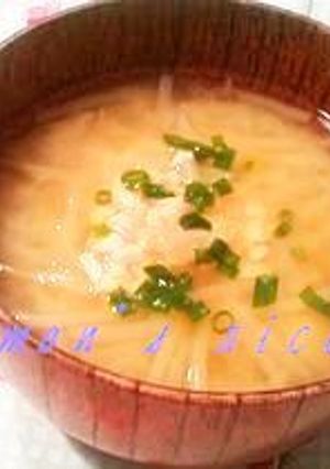 ✿もやしと納豆のお味噌汁✿-レシピのメイン写真
