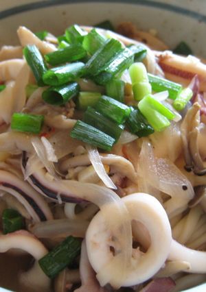 うどんde和風ペペロンチーノ-レシピのメイン写真
