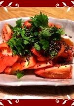 簡単トマトの美味しい食べ方♪-レシピのメイン写真