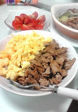 タンパク質の吸収率up!?の二色丼♪-レシピのメイン写真