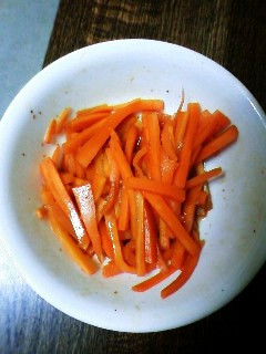 ニンジンのきんぴら-レシピのメイン写真
