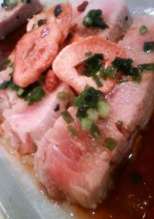 マグロのステーキ★ニンニク醤油ソース-レシピのメイン写真