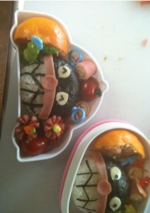 キャラ弁☆バイキンマン-レシピのメイン写真