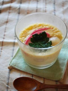 白玉入り冷やし茶碗蒸し-レシピのメイン写真
