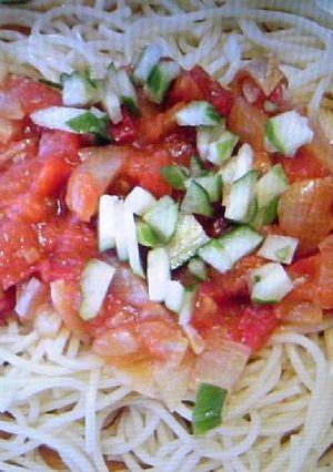 ★☆冷た~い　さっぱりトマトパスタ☆★-レシピのメイン写真