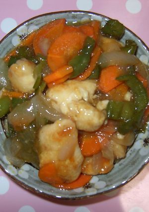鶏肉甘酢あんかけ-レシピのメイン写真