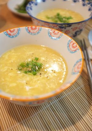 粟米湯☆コーンと玉子の中華スープ♪-レシピのメイン写真