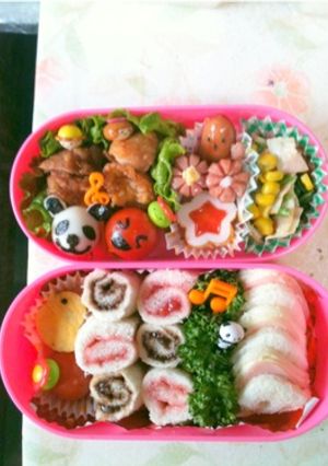 にぎやかサンドイッチ弁-レシピのメイン写真