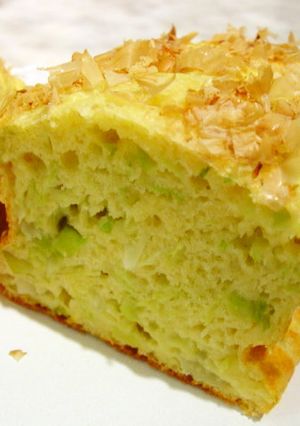 お好み焼き粉で冷蔵後も柔らかいケークサレ-レシピのメイン写真