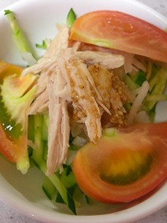 簡単バンバンジーサラダ-レシピのメイン写真