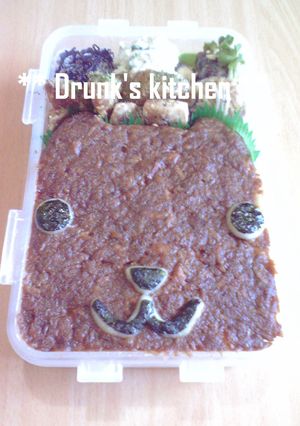 【お弁当】　☆カピバラさん弁当☆-レシピのメイン写真