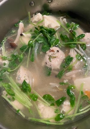 簡単、鶏団子スープ-レシピのメイン写真