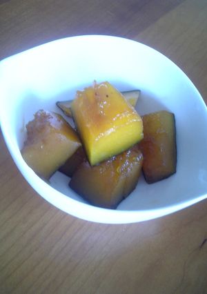 本みりん　de　甘いカボチャ煮♪-レシピのメイン写真