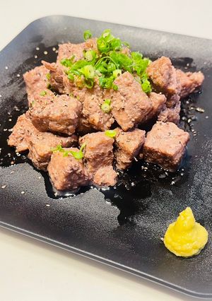 にんにく香るひと口ステーキ-レシピのメイン写真
