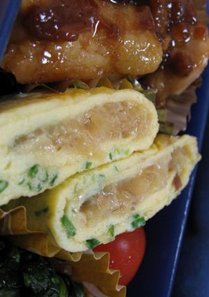 うまうま♡新たまねぎ味噌とチーズの卵焼き-レシピのメイン写真