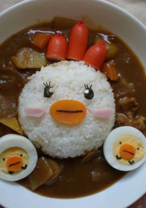デコカレー　にわとり親子-レシピのメイン写真