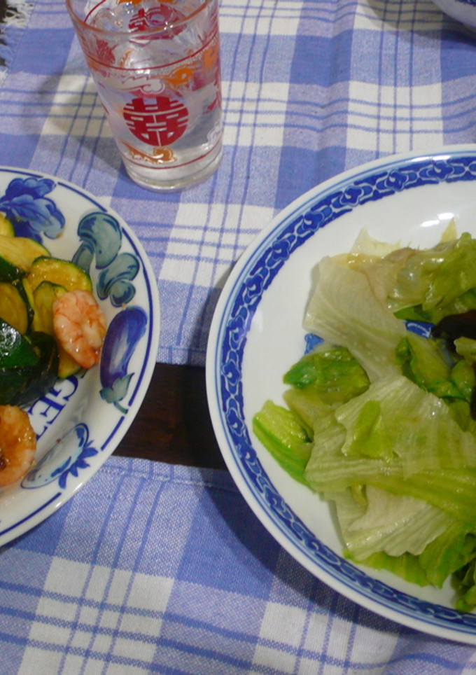 エビとズッキーニ　炒め　-レシピのメイン写真