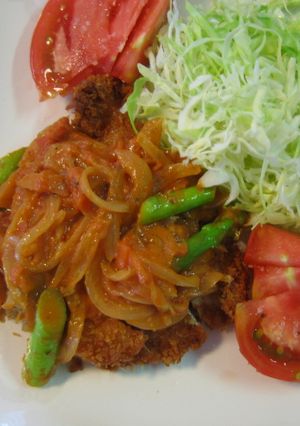 鶏ムネ肉のカツ～マスカルポーネソースで-レシピのメイン写真