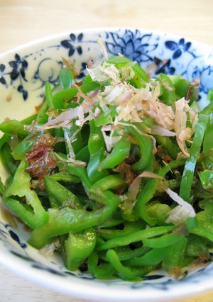 ピーマンをたくさん食べよう♪ポン酢おかか-レシピのメイン写真