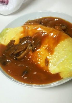 カフェ風♪オムライスのハヤシソース-レシピのメイン写真