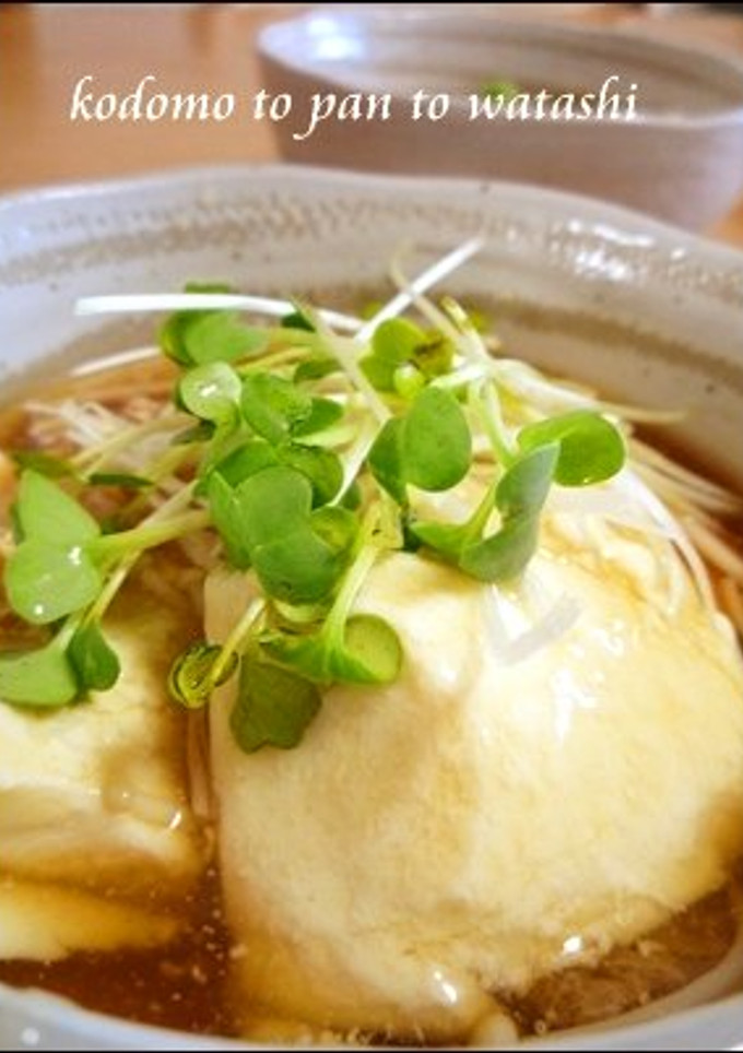 簡単！くずし豆腐のきのこあん-レシピのメイン写真