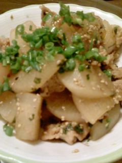 豚肉と大根のキンピラ-レシピのメイン写真