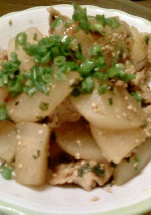 豚肉と大根のキンピラ-レシピのメイン写真