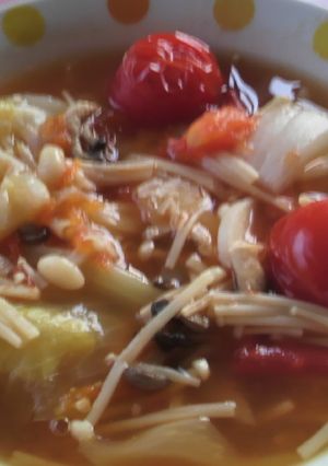 トマトたっぷりスープ-レシピのメイン写真
