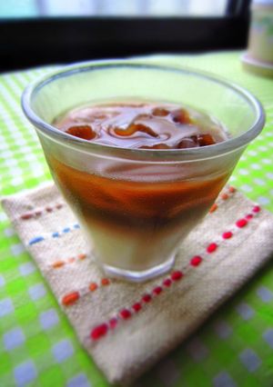 おっしゃれー☆な アイスカフェオレ♪-レシピのメイン写真