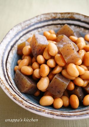 大豆とこんにゃくの甘辛煮-レシピのメイン写真