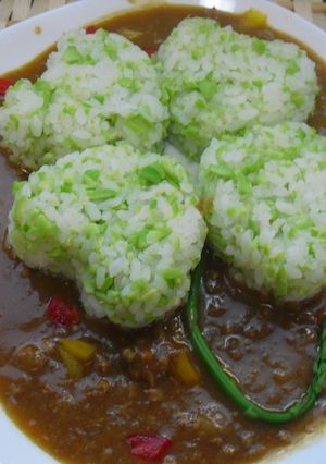 デコカレー♪幸せの四葉のクローバー-レシピのメイン写真