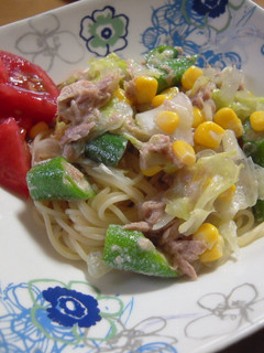 ゆず冷製パスタ-レシピのメイン写真