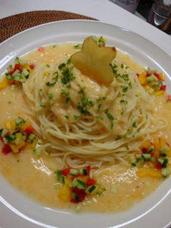 冷製専用パスタで!グレフル&トマトパスタ-レシピのメイン写真