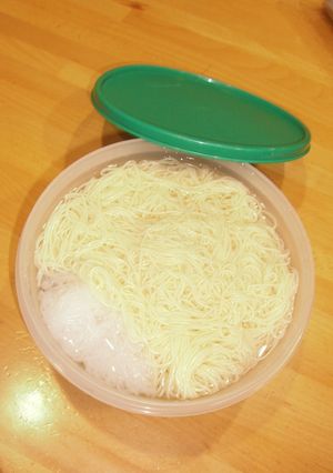 ひぇひぇ〰Σ(ﾟДﾟ驚ﾉ)ﾉそうめん-レシピのメイン写真