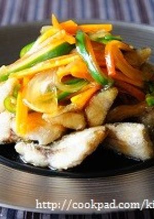 野菜たっぷり☆アジの甘酢あんかけ-レシピのメイン写真