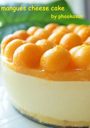 マンゴーとココナッツのレアチーズケーキ-レシピのメイン写真