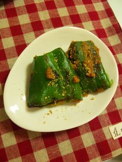 簡単♪ピーマンまるごと!味噌焼き-レシピのメイン写真