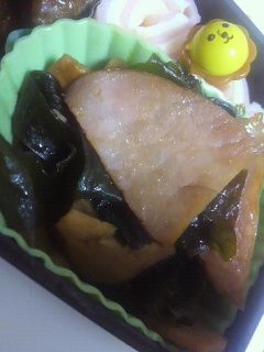 お弁当★わかめとハムのバター醤油炒め*-レシピのメイン写真