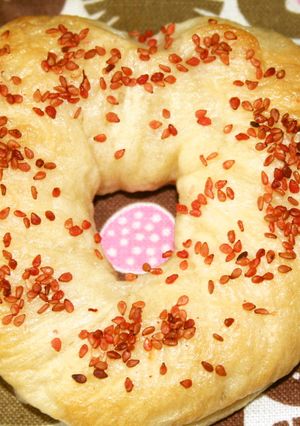 かわいい！ハートのベーグル♪-レシピのメイン写真