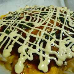 รูปของ レンジでノンオイル♪ふわふわお好み焼き