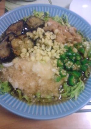 具沢山♪冷しうどん-レシピのメイン写真
