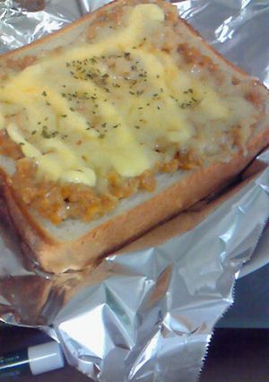 癖になる、納豆トースト★-レシピのメイン写真
