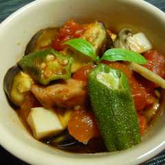 รูปของ レンジで作る。夏野菜の冷製ラタトゥイユ