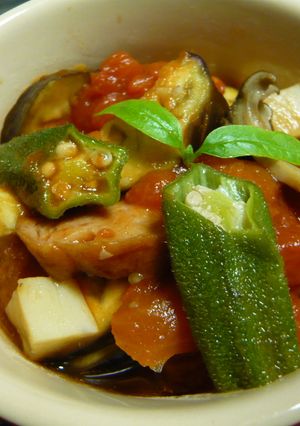 レンジで作る。夏野菜の冷製ラタトゥイユ-レシピのメイン写真
