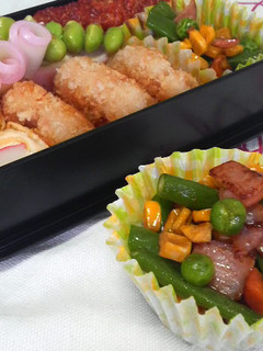 お弁当❤いんげんコーンのウェイパー炒め❤-レシピのメイン写真