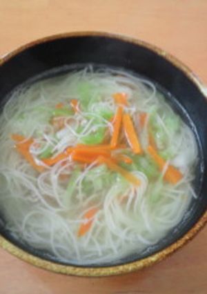簡単！汁そば風そうめん-レシピのメイン写真
