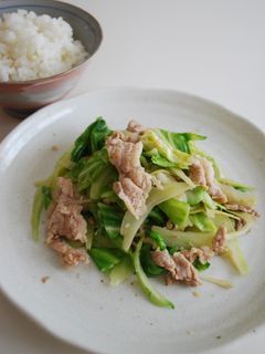 簡単激うま!豚肉とキャベツのゆず胡椒炒め-レシピのメイン写真