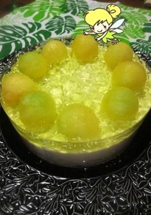 贅沢メロンとマスカルポーネのチーズケーキ-レシピのメイン写真